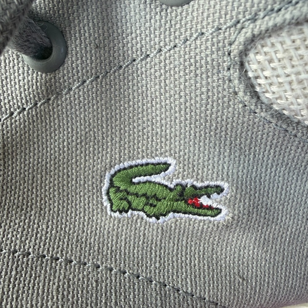 Lacoste Light Gray Sneakers with Subtle Logo